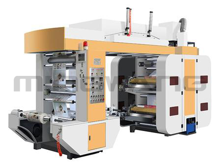 4色同步帶柔版印刷機